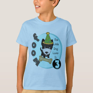 Hund Lover 3. Geburtstag T - Shirt und Geschenke