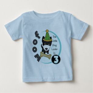 Hund Lover 3. Geburtstag T - Shirt und Geschenke