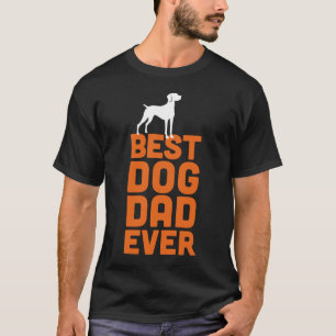 Hund Lover - Bester Hund Vater je - Ungarisch Vizs T-Shirt