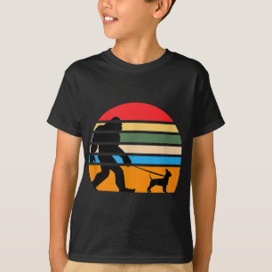 Hund Lover Bigfoot Retro Design Chihuahua Vintag T-Shirt