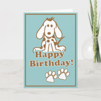Hund Lover Birthday Karte