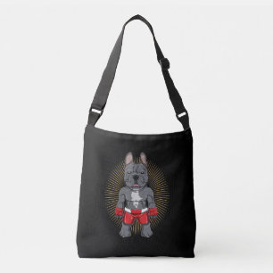 Hund Lover   Brave French Bulldog Fighter Tragetaschen Mit Langen Trägern
