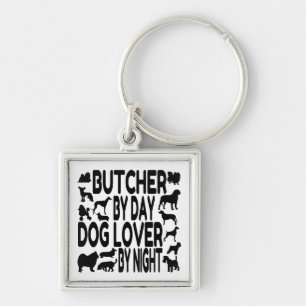 Hund Lover Butcher Schlüsselanhänger