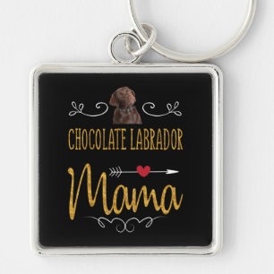 Hund Lover Chocolate Labrador Mama Schlüsselanhänger