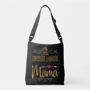 Hund Lover Chocolate Labrador Mama Tragetaschen Mit Langen Trägern