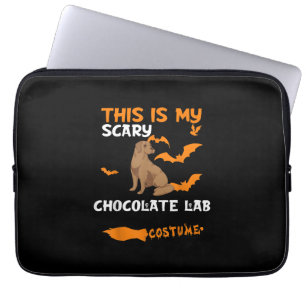 Hund Lover   Das ist mein Beängstigendes Schokolad Laptopschutzhülle
