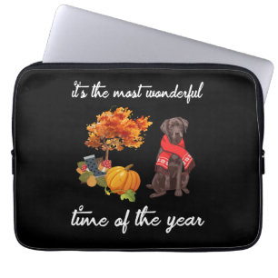 Hund Lover Es ist die wunderbarste Zeit des Jahr Laptopschutzhülle
