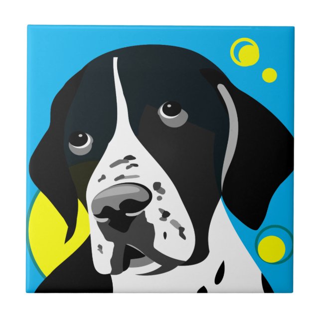 Hund Lover Fliese (Vorderseite)