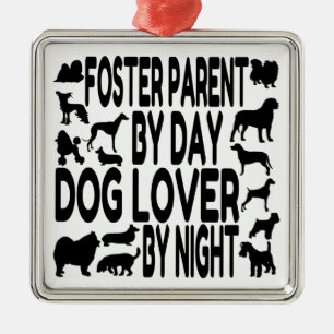 Hund Lover Foster Parent Ornament Aus Metall
