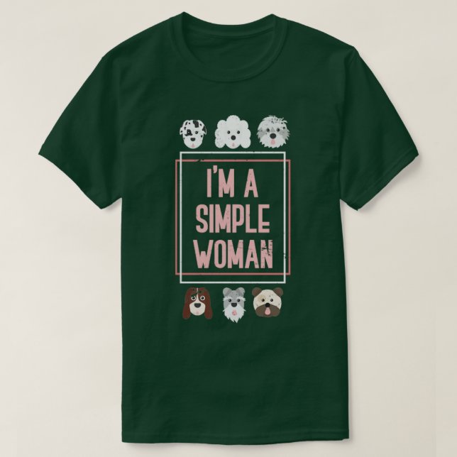 Hund Lover Frauen Geschenk Hund T-Shirt (Design vorne)