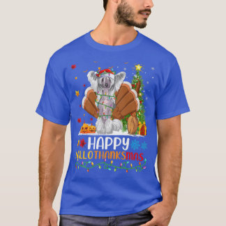Hund Lover Funny Happy Chinese Crested Dog HalloTh T-Shirt