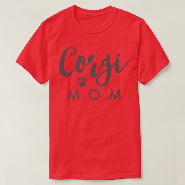 Hund Lover gibt Corgi Mama-871 T-Shirt (Design vorne)