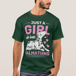 Hund Lover Girls Haustier Hunde Dalmatiner T-Shirt