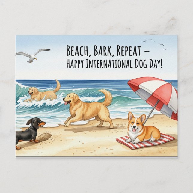 Hund Lover Golden Retriever Hund Postkarte (Vorderseite)