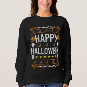 Hund Lover Happy Halloween Chocolate Labrador Sweatshirt