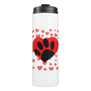 Hund Lover hört überall Thermosbecher