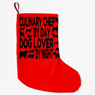 Hund Lover Kulinarischer Koch Kleiner Weihnachtsstrumpf