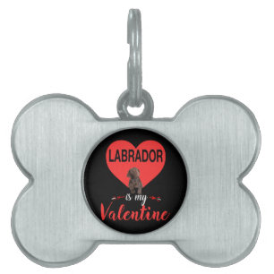 Hund Lover Labrador ist mein Valentine Tiermarke