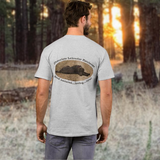 Hund Lover Labrador Retriever Welpe im Wald T-Shirt (Von Creator hochgeladen)