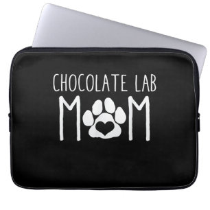Hund Lover Mama Schokolade Labrador Laptopschutzhülle