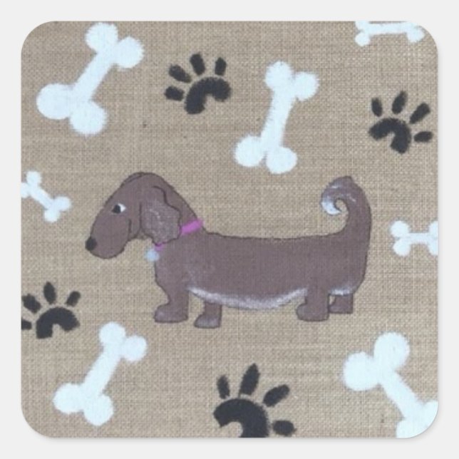 Hund Lover Sticker (Vorderseite)