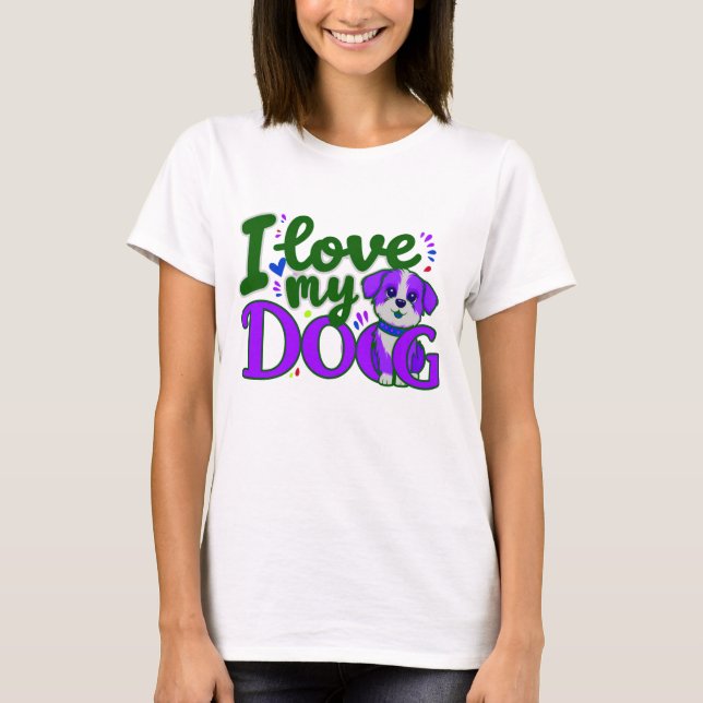 Hund Lover T - Shirt (Vorderseite)
