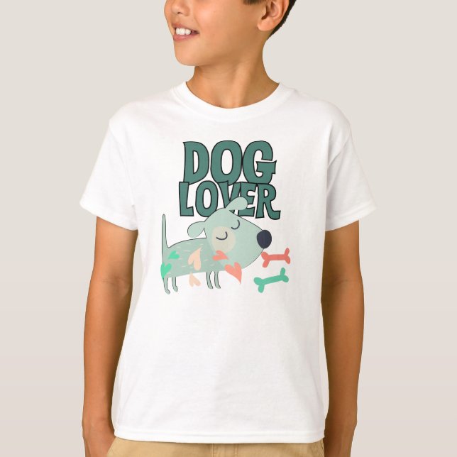 Hund Lover T-Shirt (Vorderseite)