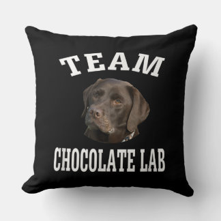 Hund Lover | Team Chocolate Labrador Retriever Kissen