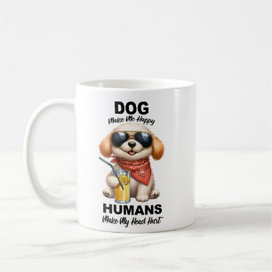 Hund macht mich glücklich kaffeetasse