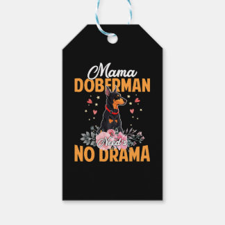 Hund Mama Doberman braucht keine Dramafunnycute Mo Geschenkanhänger