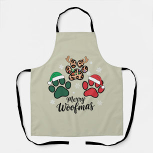 Hund Mama Weihnachten Fröhliche Woofmas Hundeliebh Schürze