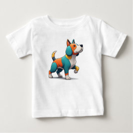 Hund mehrfarbig baby t-shirt