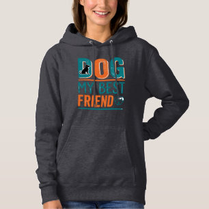Hund mein bester Freund Vintage Hundeliebhaber-Shi Hoodie