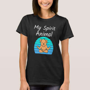 Hund mein Seelenverwandter entspannt Mediation Yog T-Shirt
