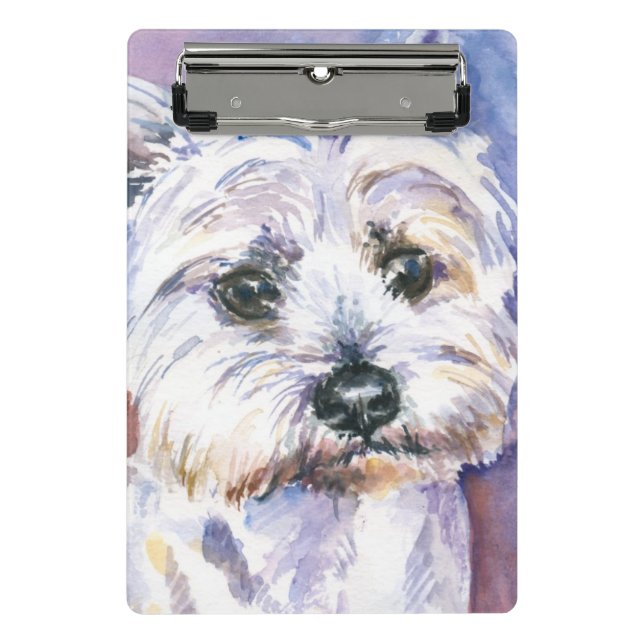 Hund Mini Klemmbrett (Vorderseite)