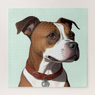 Hund mit brauner und weißer bekleidung und kraut