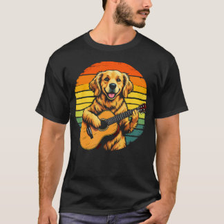 Hund mit Gitarre T-Shirt