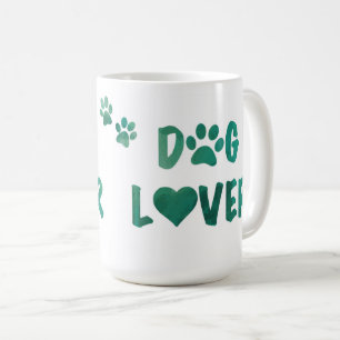 Hund mit Pfaudrucken Kaffee Tasse