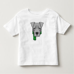 Hund mit Scarf Kleinkind T-shirt