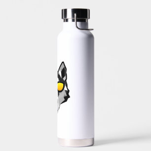 Hund mit Sonnenbrille - Sibirischer Husky Trinkflasche