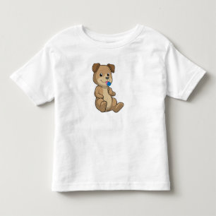 Hund mit Süßigkeiten Lollipop Kleinkind T-shirt
