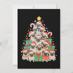 Hund Mops Weihnachtsbaum Weihnachten Vater Mutter