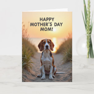 Hund Muttertag Mama Szene Karte