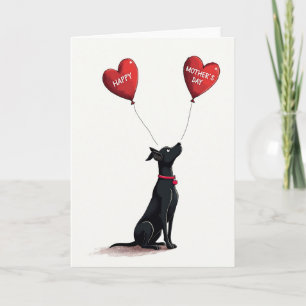 Hund Muttertagskarte Karte