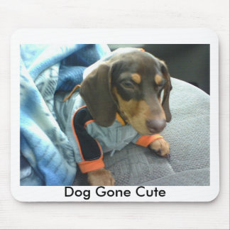 Hund niedlich gegangen mousepad