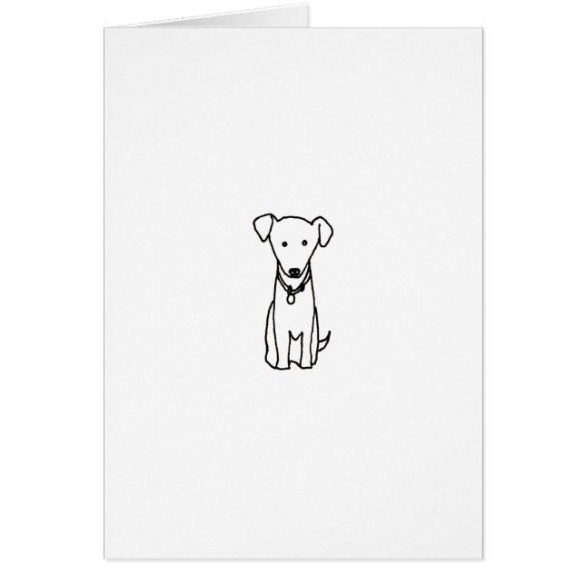 Hund - niedliche Spaßlinie, die den (Vorne)