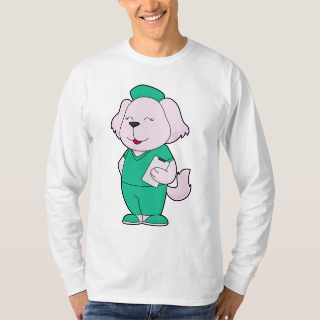 Hund Nurse T-Shirt (Vorderseite)