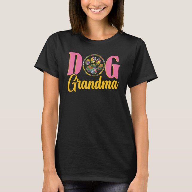 Hund Oma T-Shirt (Vorderseite)