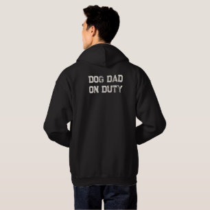 'Hund Papa Im Dienst' Lustiger Moderner Cooler Hun Hoodie