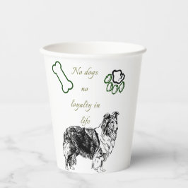Hund Pappbecher